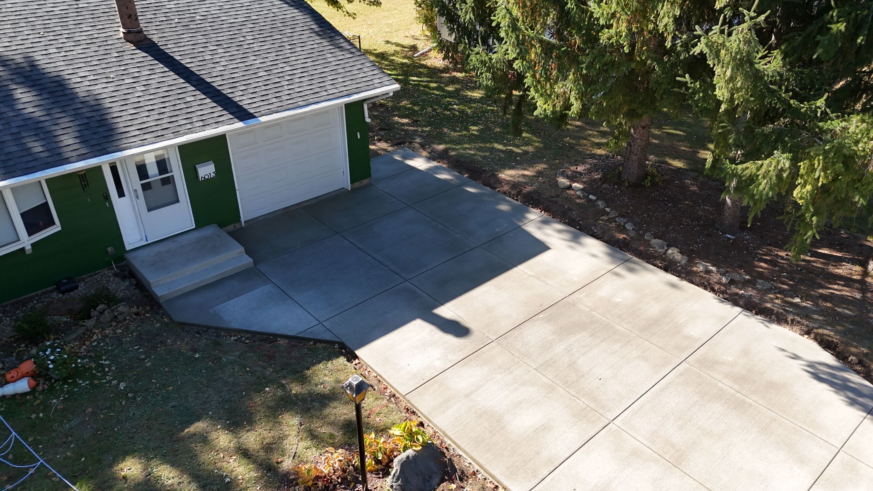 Sectioned Driveway