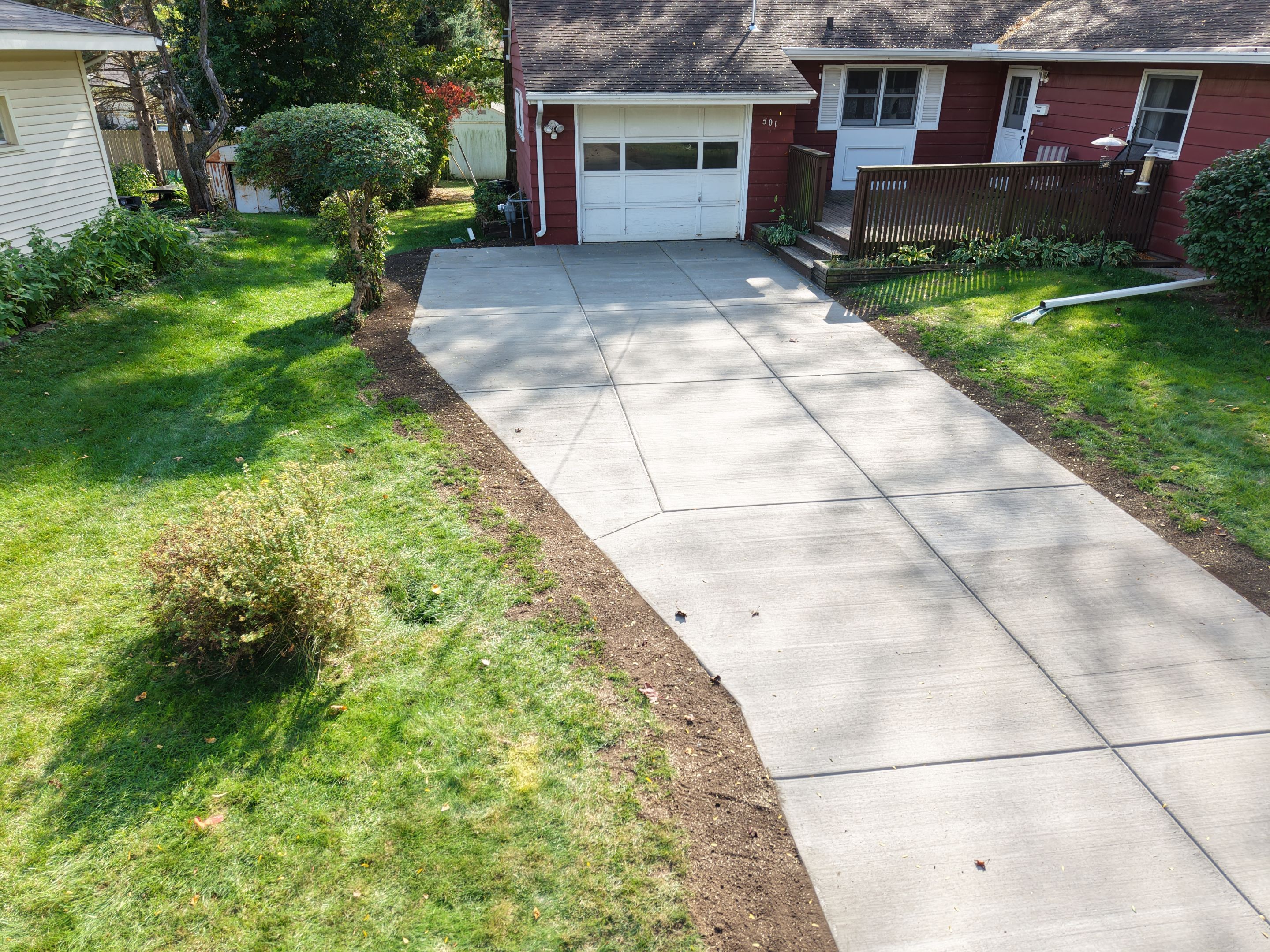 Driveway, finished